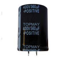 Capacitor eletrolítico de alumínio 560UF 400V 105c